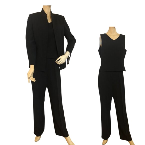 NWT - 3 Piece Women's Kasper Classics Pantsuit 6 Petite - Picture 1 of 9